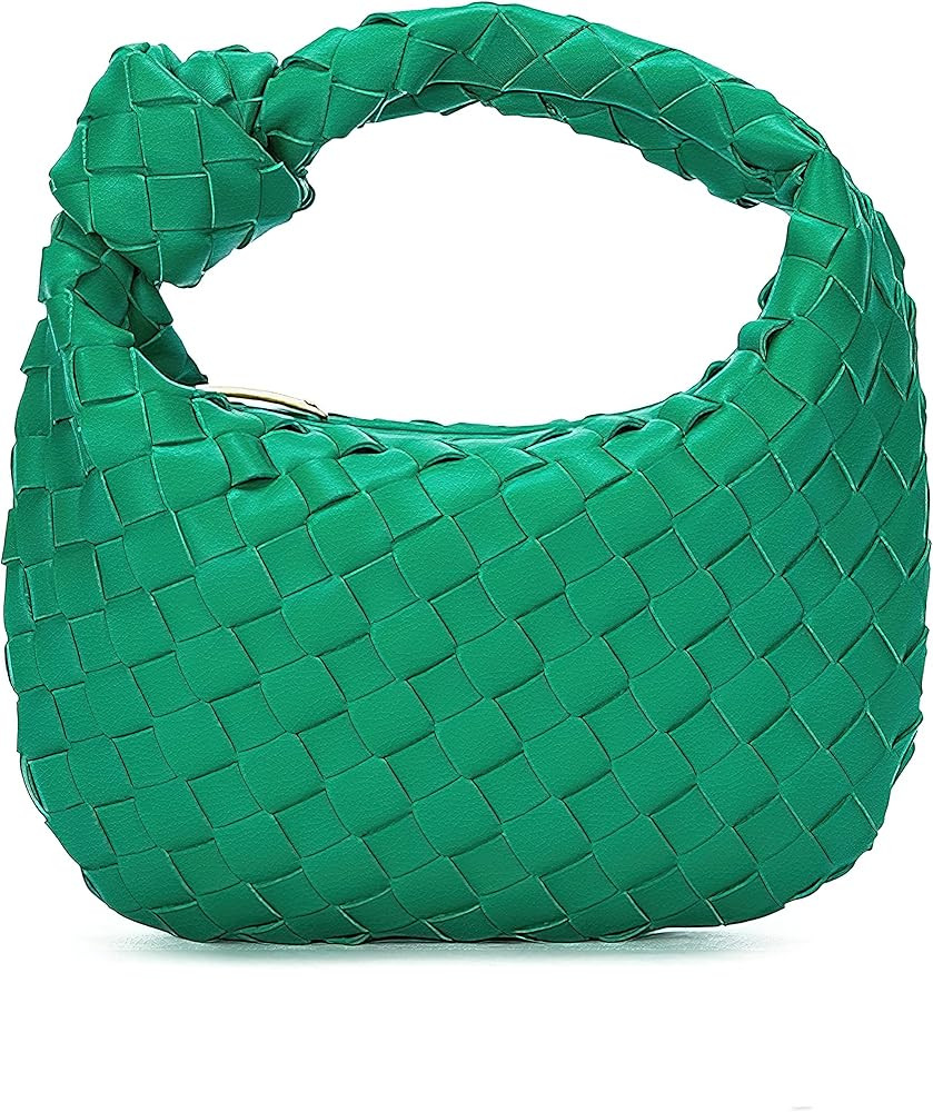 BOMELAI Women Handbag 2022 Leather Shoulder Bag Retro Woven Handmade Hobo Clutch Bag Fashion Mini... | Amazon (US)