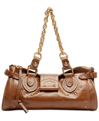 Arezzo Gio Large Leather Slim Shoulder Handbag - Macy's | Macy's