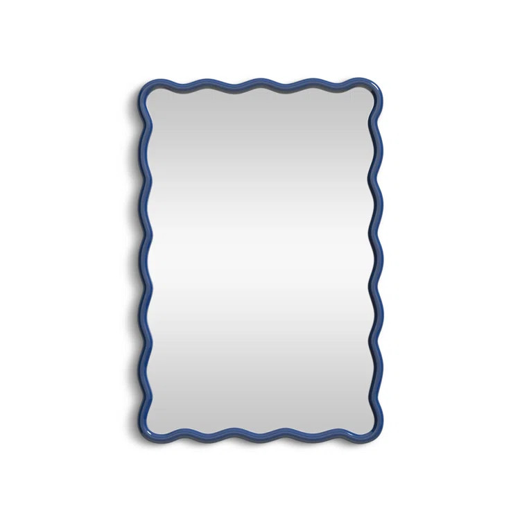 Allurine Wood Wavy Wall Mirror | Wayfair North America