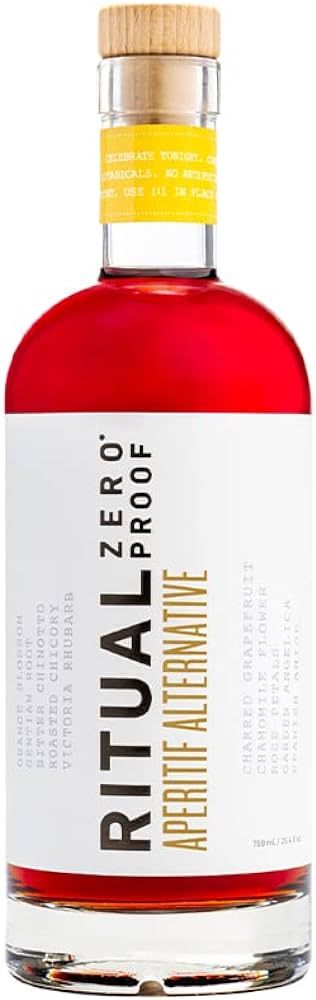 RITUAL ZERO PROOF Aperitif Alternative | Award-Winning Non-Alcoholic Spirit | 25.4 Fl Oz (750ml) ... | Amazon (US)