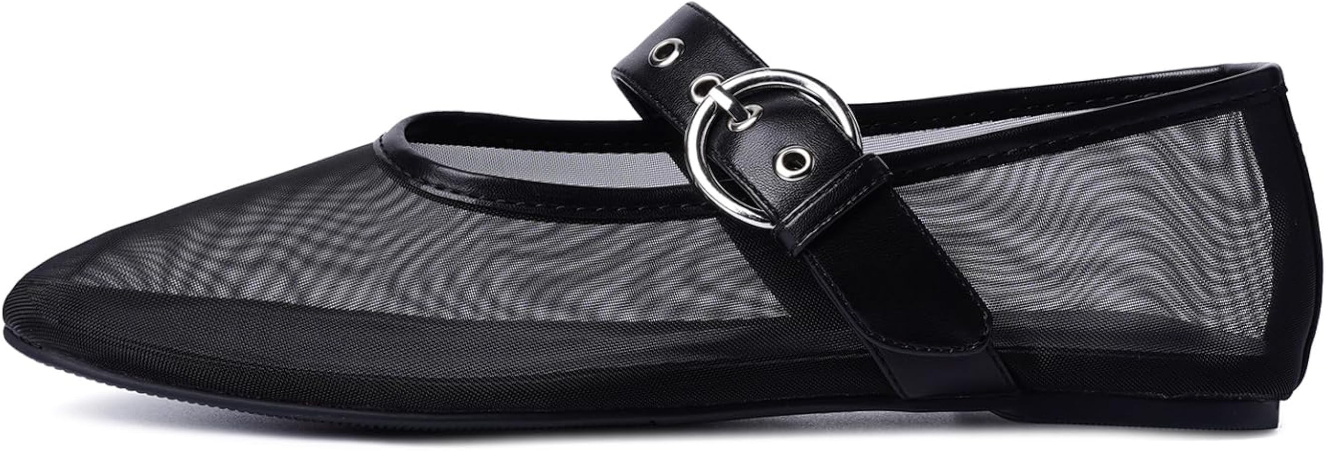 Leopard Flats for Women Mesh Flats Ballet Flats Mary Jane Flats Women's Dress Shoes Ballet Shoes | Amazon (US)