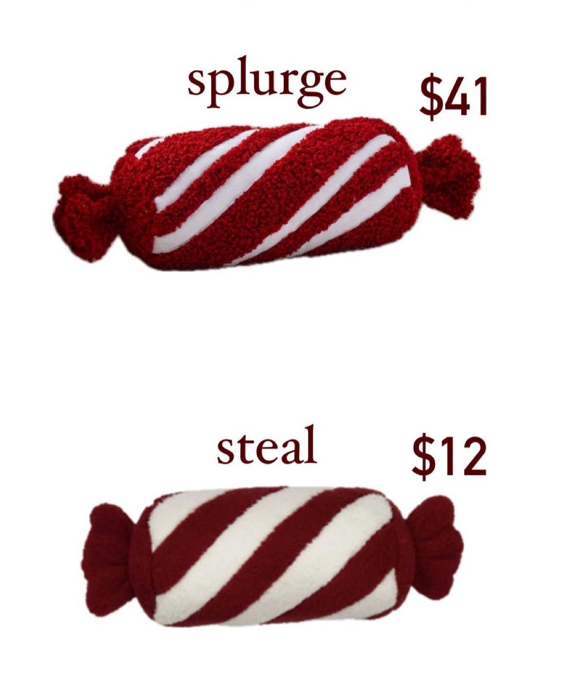 Candy pillow. Peppermint pillow. Pottery barn Christmas pillow. Walmart Christmas pillows. Candy cane pillow  

#LTKHoliday #LTKSeasonal #LTKhome