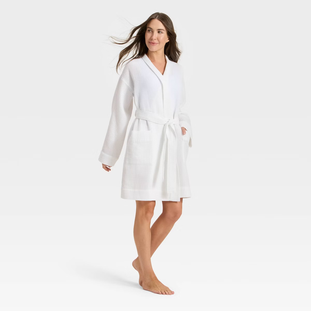 Women's Waffle Short Robe - Auden™ | Target