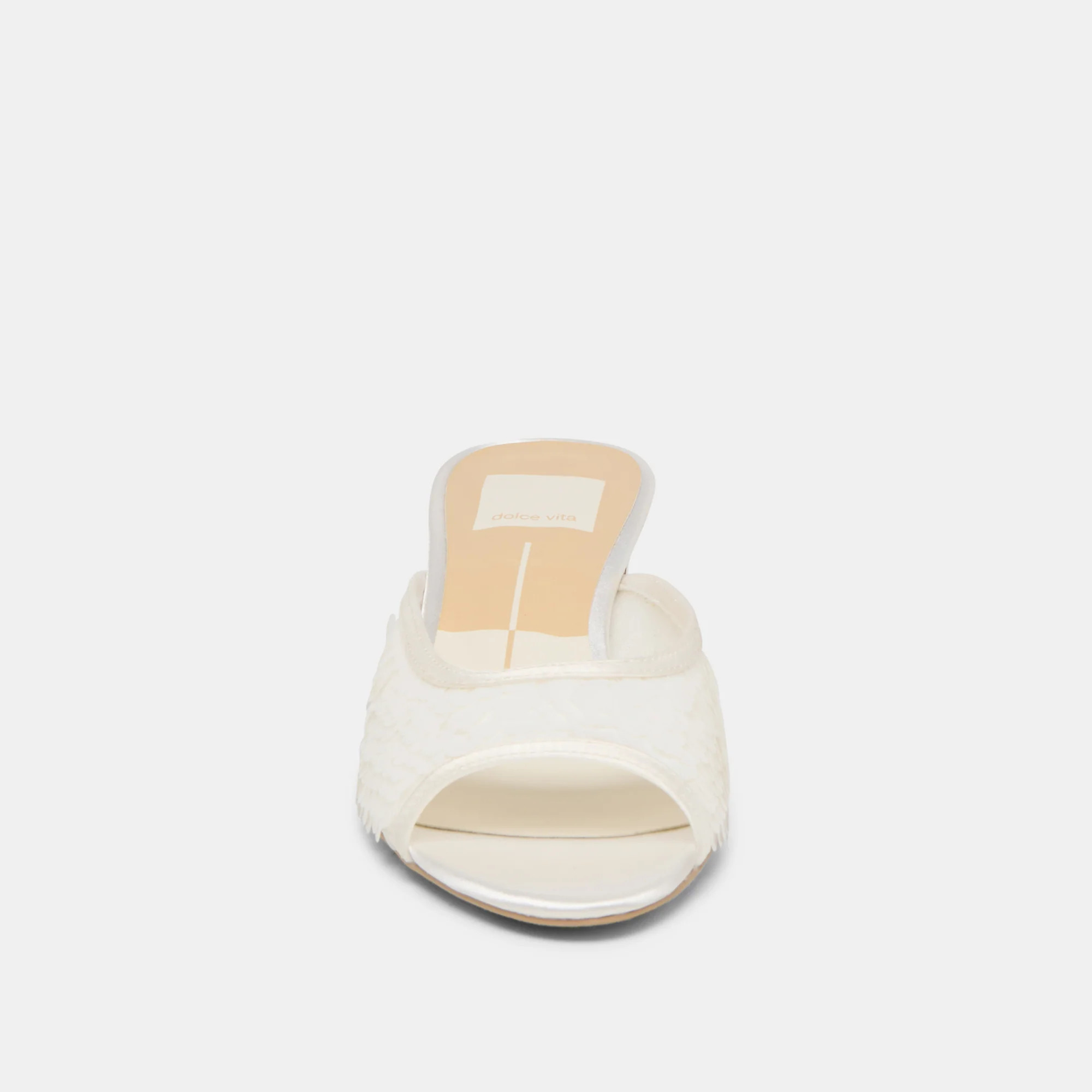 Inga Heels Off White Sequin | DolceVita.com
