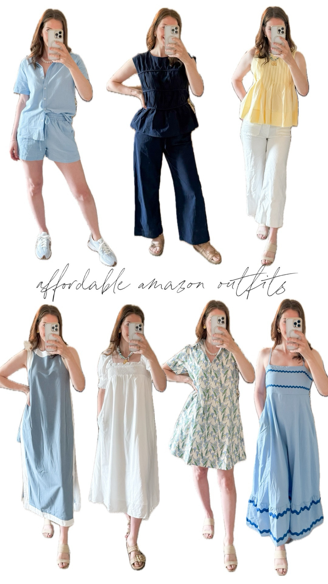 Affordable and adorable Amazon outfits!

Ordered my true size in all

#LTKSaleAlert