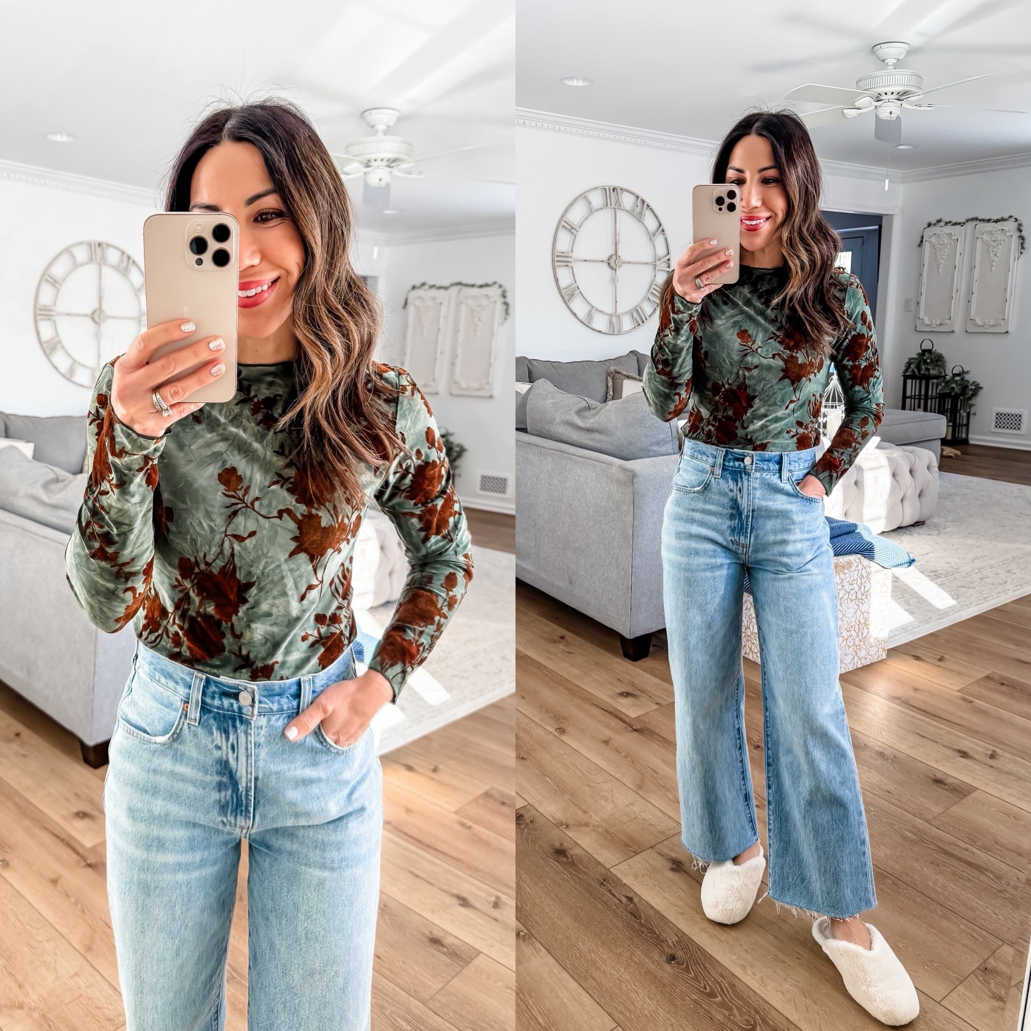 Small top, jeans 25. I cut them. Shoes TTS. Velvet top. Amazon fashion.

#LTKSaleAlert #LTKOver40 #LTKFindsUnder50