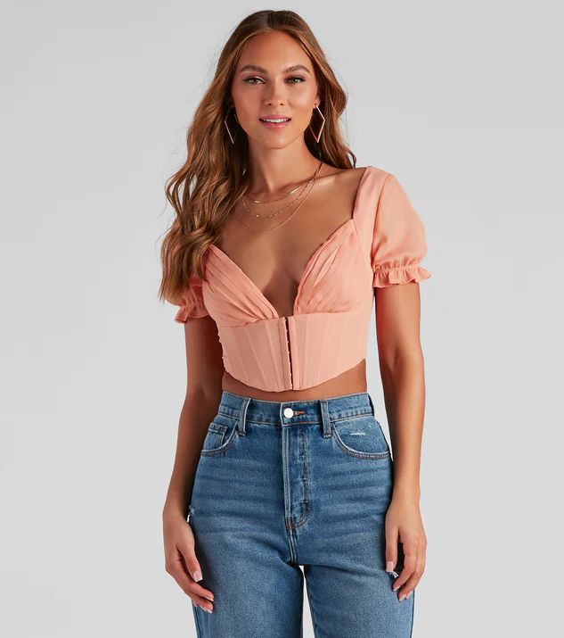 If You Pleats Crepe Bustier | Windsor Stores