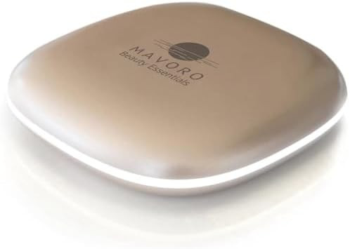 Mavoro LED Lighted Travel Makeup Mirror | 1x/10x Magnification | Rechargeable USB-C | Pocket & Pu... | Amazon (US)