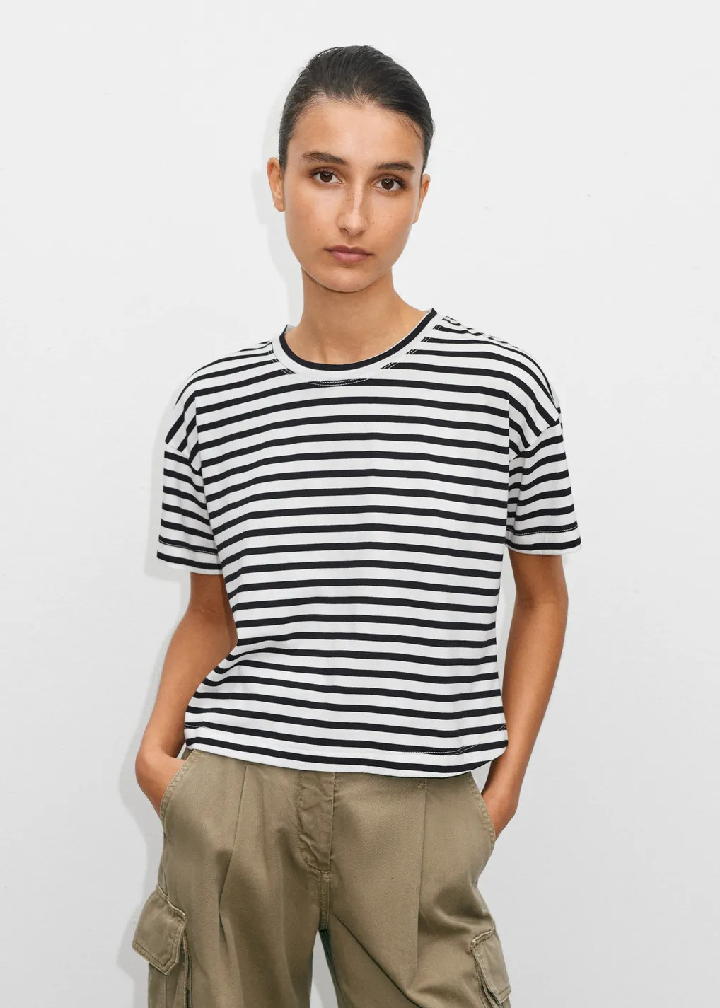 Forever Cropped Box Tee | ME + EM