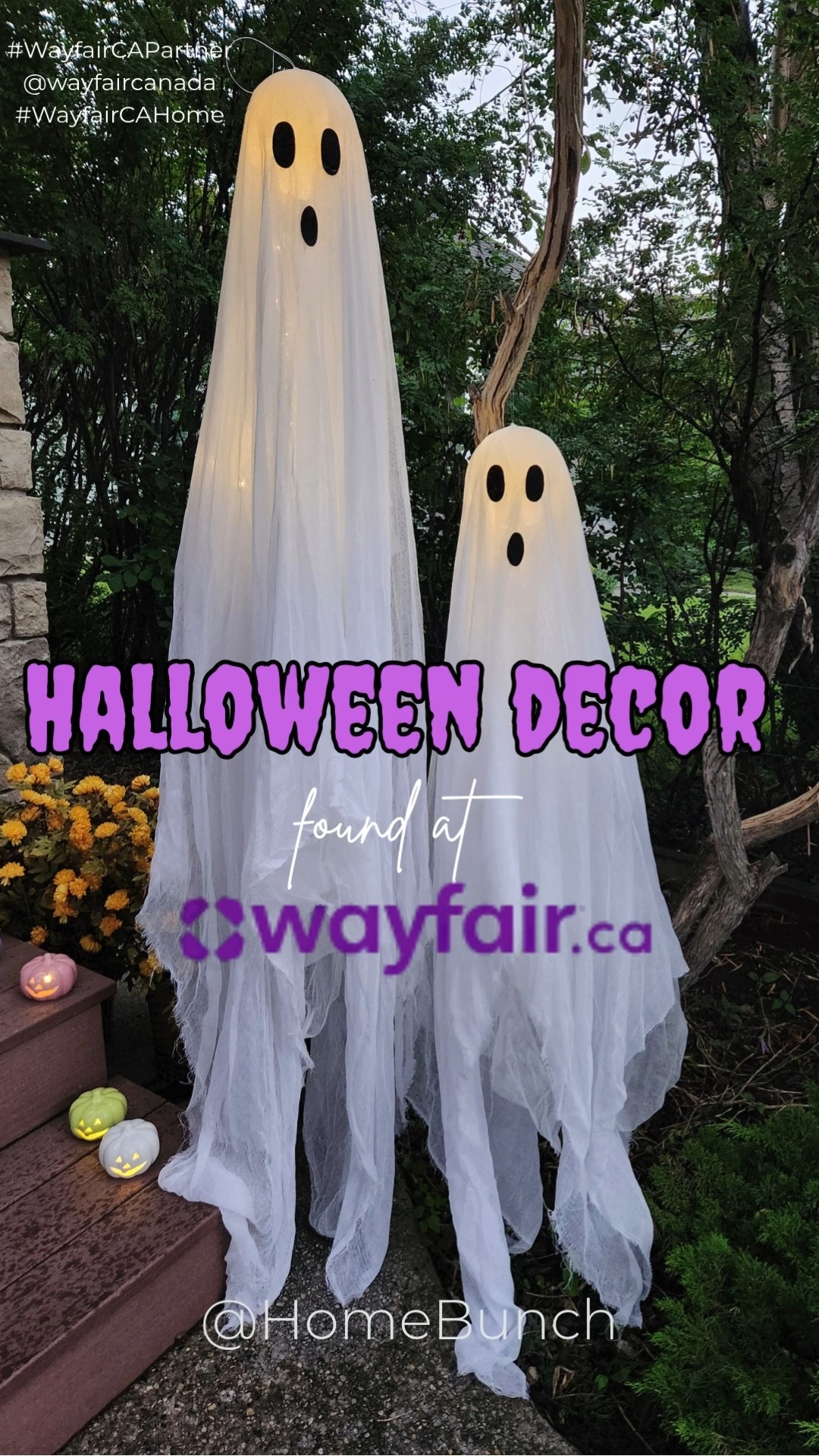 We all love the feeling of scoring a good deal, and Wayfair Canada has dedicated seasonal pages for all of your seasonal décor must-haves, with sales that will make you even more excited to start decorating for all of the holidays that are approaching. In this video, I am sharing with you my Halloween décor that I found at Wayfair Canada. I hope this inspires you to create something new for your home! 

Create this look by shopping the links below and follow my shop @HomeBunch on the LTK app to shop this post and get my exclusive app-only content! 💗


#WayfairCAPartner, @wayfaircanada #WayfairCAHome #Halloween #homedecor #porchdecor #fallporchdecor #porchfalldecor #porchfallideas #porchfalldecoratingideas #fallwreath #wreath #fallwreath #thanksgiving #seasonal #seasonaldecor #autumndecor #homefalldecor #homefallideas #halloweensale #porchdecor #falldecor #homedecor #halloweendecor #ledghosts #halloweenghosts #halloweenideas #halloweenporchdecor #litghost #porchghost #pumpkindecor #pumpkins #ceramicpumpkin

#LTKSaleAlert #LTKHalloween #LTKHome