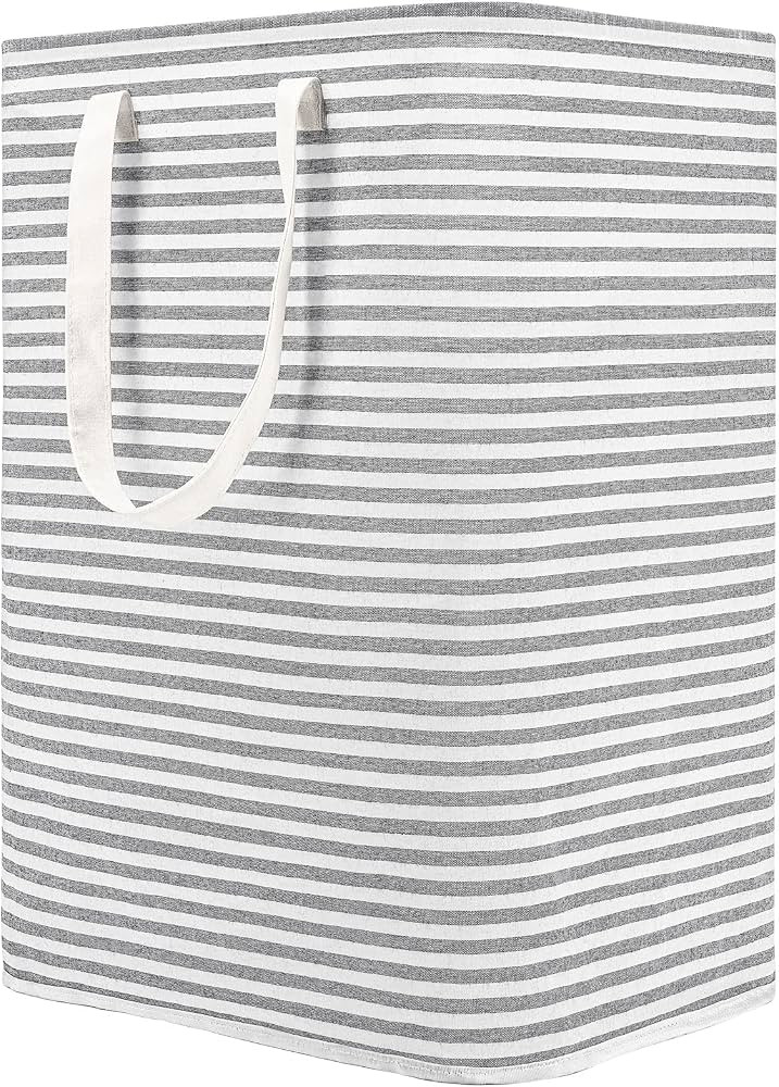 DOKEHOM 80L Freestanding Laundry Hamper with Handle, Collapsible Large Cotton Storage Basket for ... | Amazon (US)