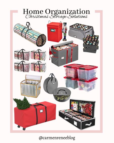Christmas storage solutions from Amazon! 

#LTKHoliday #LTKSeasonal #LTKhome