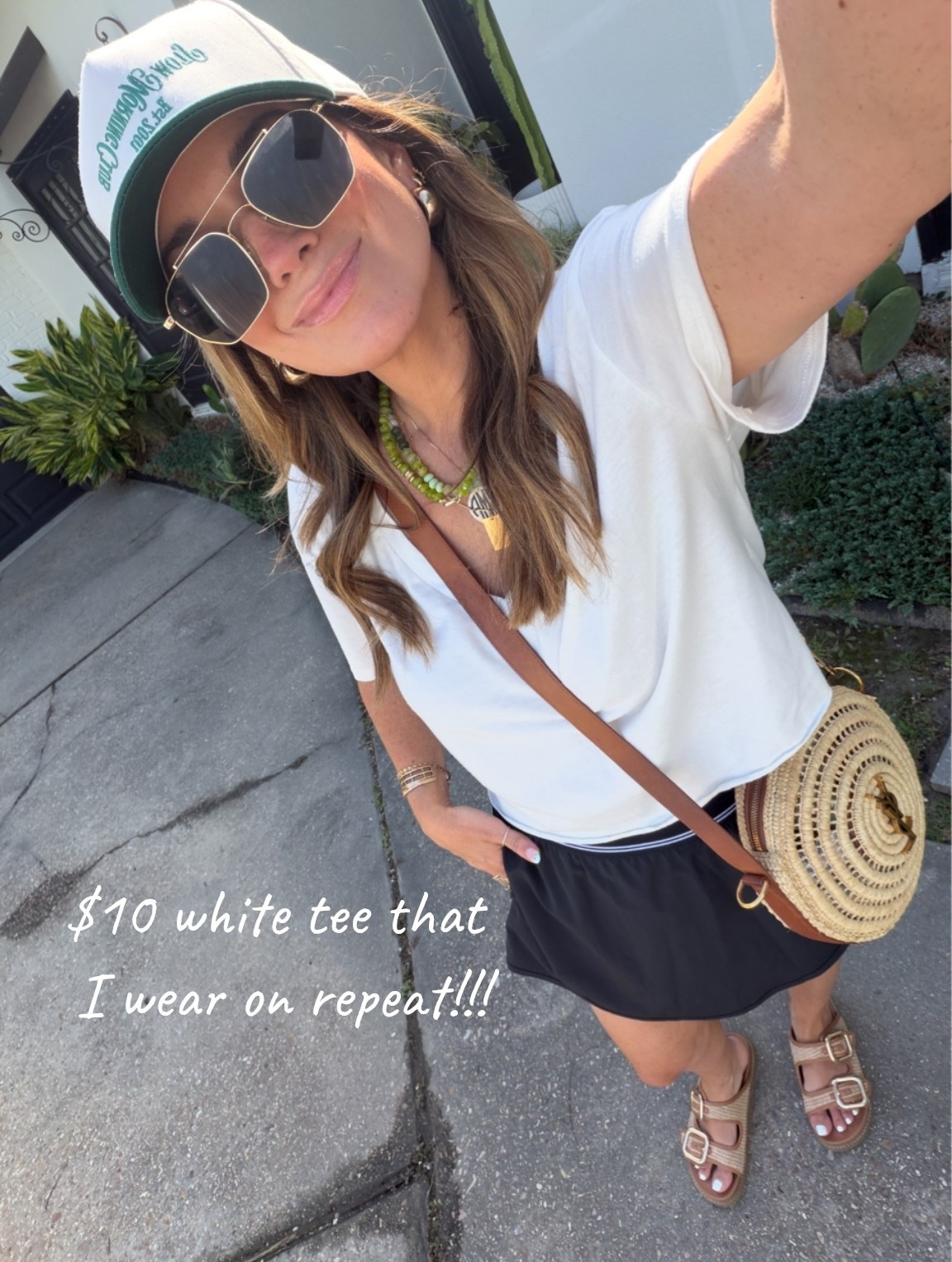 Need about 10 of these $10 white tees!! 
I wear it that much!! It’s my fav!! 
Wearing size medium.

#LTKootd #LTKmomlife #LTKOver40