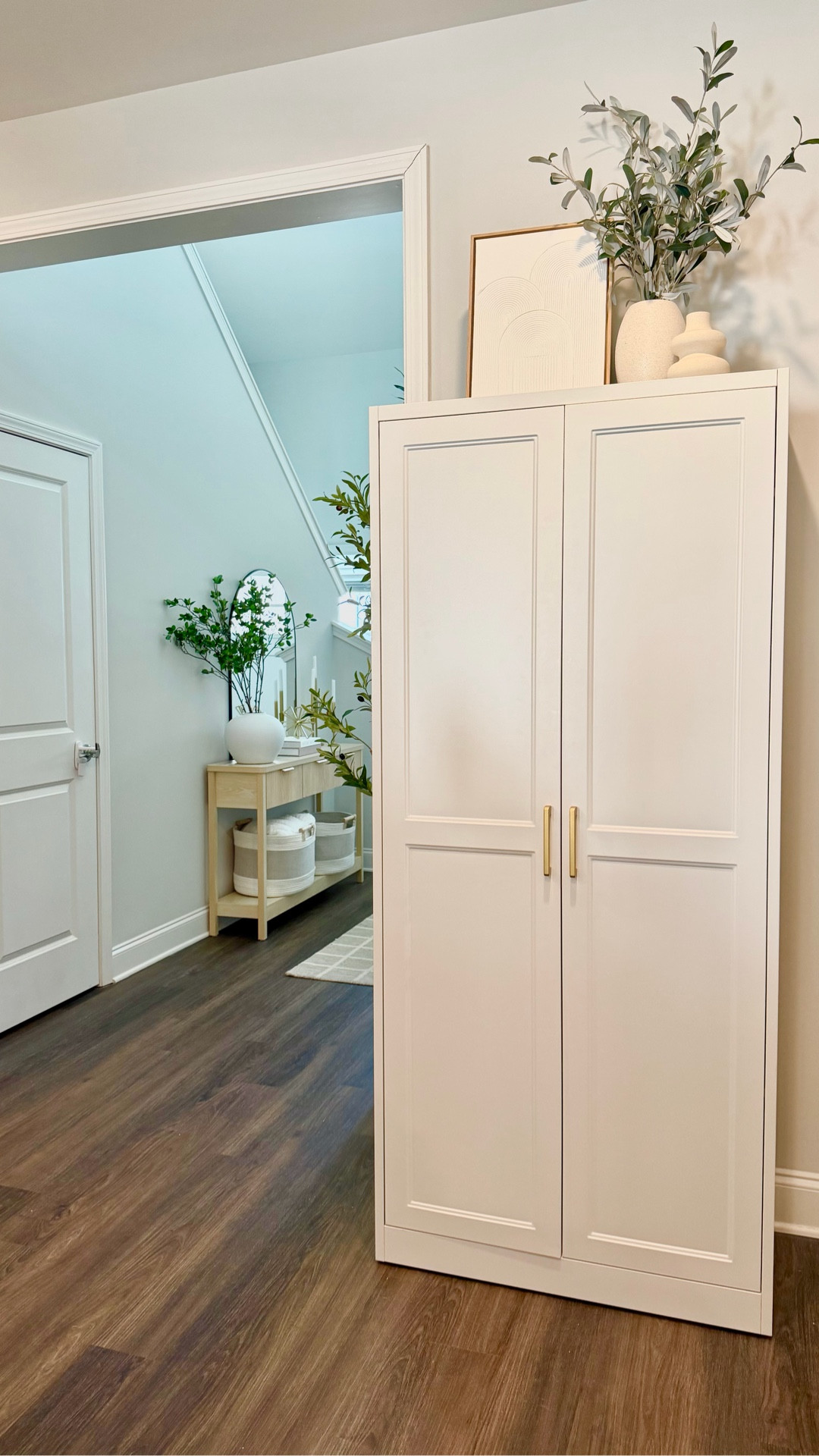Small pantry… but make it luxury storage energy. ✨

I added this sleek cabinet to hold our overflow pantry items and it completely changed the function of our kitchen without sacrificing aesthetics. It looks high-end furniture, but it’s actually a heavy-duty metal storage cabinet — aka durable, versatile, and secretly a workhorse.

We’re using it for pantry organization now, but this would be just as perfect for garage storage, utility rooms, office organization, or even a styled entryway cabinet. Proof that practical storage can still match a chic, modern home aesthetic.

If you love a good home decor hack that’s equal parts functional and beautiful… this one’s a keeper.

✨FOLLOW for my ideas and inspo
✨SAVE this for you future storage upgrade inspo
✨SHARE with a friend who needs storage ideas 
✨Comment STORAGE for details on what I used 🔗

#pantryorganization #smallpantry #kitchenstorage #homeorganization #storagehack #aestheticstorage #modernhome #homehacks #organizedhome #ad #functionaldecor #minimalhome clutterfree garageorganization storagesolutions homeinspo

#LTKdayinmylife #LTKstorytime #LTKHome