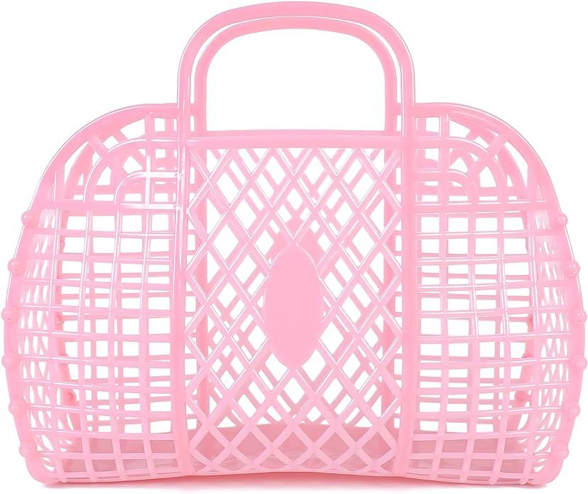 BABANA Jelly Bags - Reusable Gift Basket - Girls Beach Bag - Toddler, Kids Jelly Purse - Hallowee... | Amazon (US)