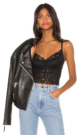 Shortie Crop Cami in Black | Revolve Clothing (Global)