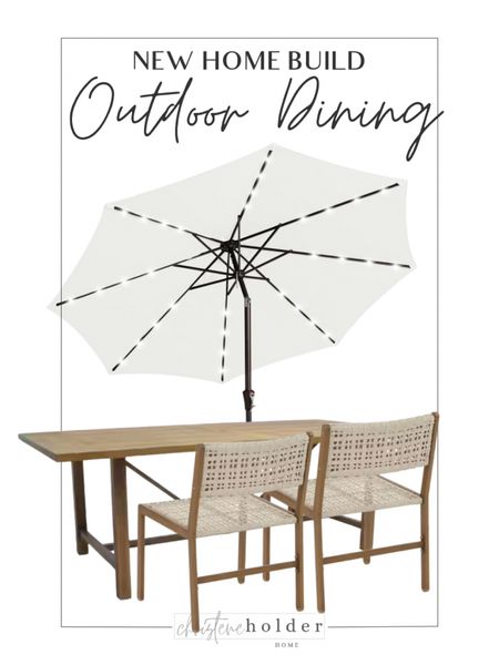 Outdoor dining table, chairs, and umbrella for our new patio space. 

I wanted to get a table and chairs so we could eat outside at the new home. This set was on super sale and it’s beautiful! Perfect for Memorial Day or Fourth of July parties. I can’t wait to get it set up. 

New home outdoor area, outdoor dining, dining table, outdoor patio, dining set, patio furniture 

#LTKSeasonal #LTKHome