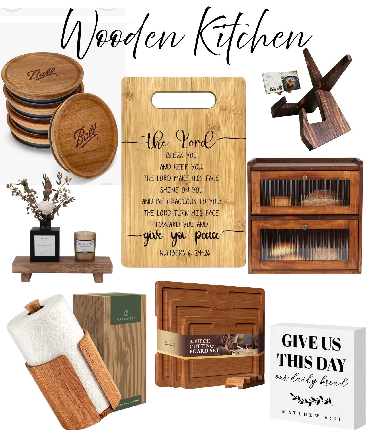 Update your Kitchen with these affordable wooden themed designs 🪵 

#LTKHome #LTKSaleAlert #LTKfoodie