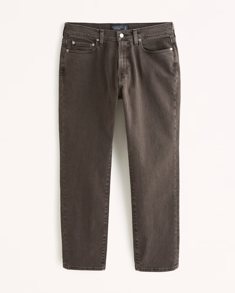 Men's Athletic Straight Jean | Men's Bottoms | Abercrombie.com | Abercrombie & Fitch (US)