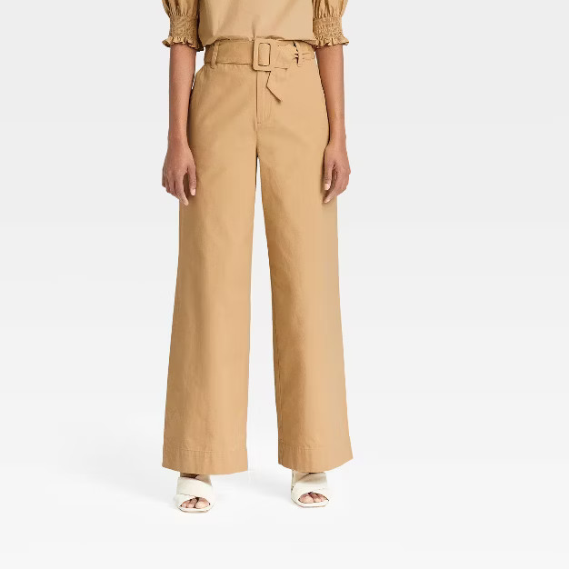 Women's Mid-Rise Wide Leg Cargo Pants - Who What Wear™ | Target