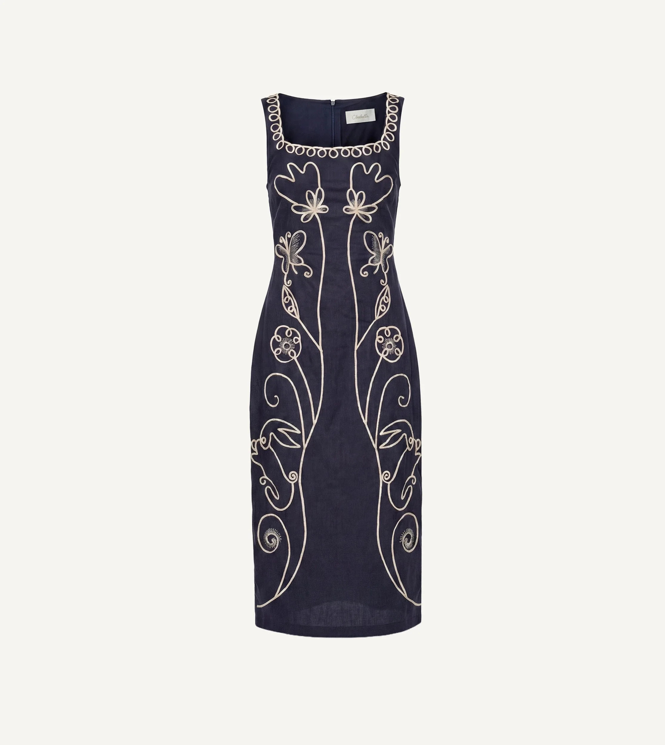 Ruxandra Midi Dress | Black | Cleobella