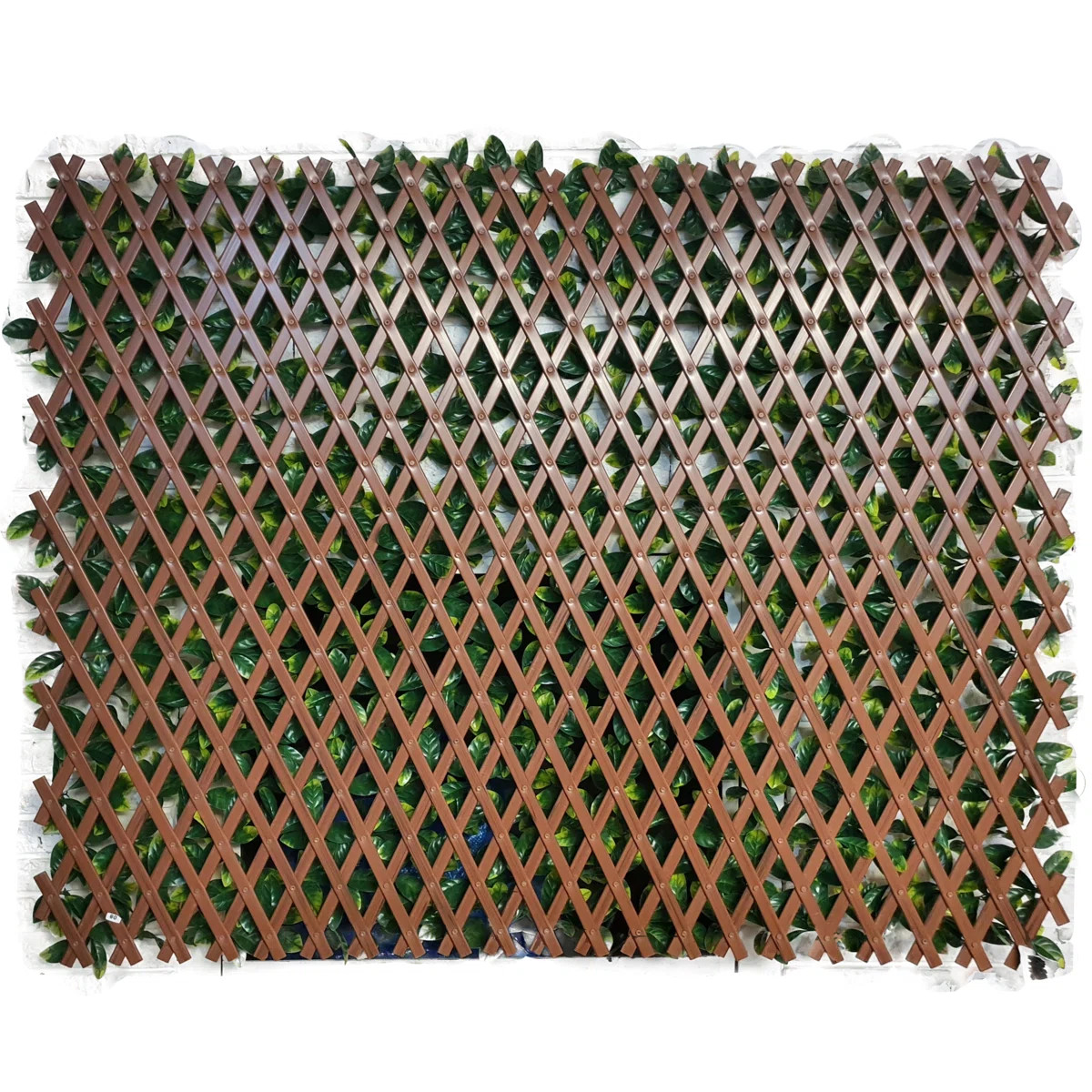 30" X 98" Expandable Pvc Faux Plant Trellis Lattice (indoor/outdoor Uv) | Wayfair North America