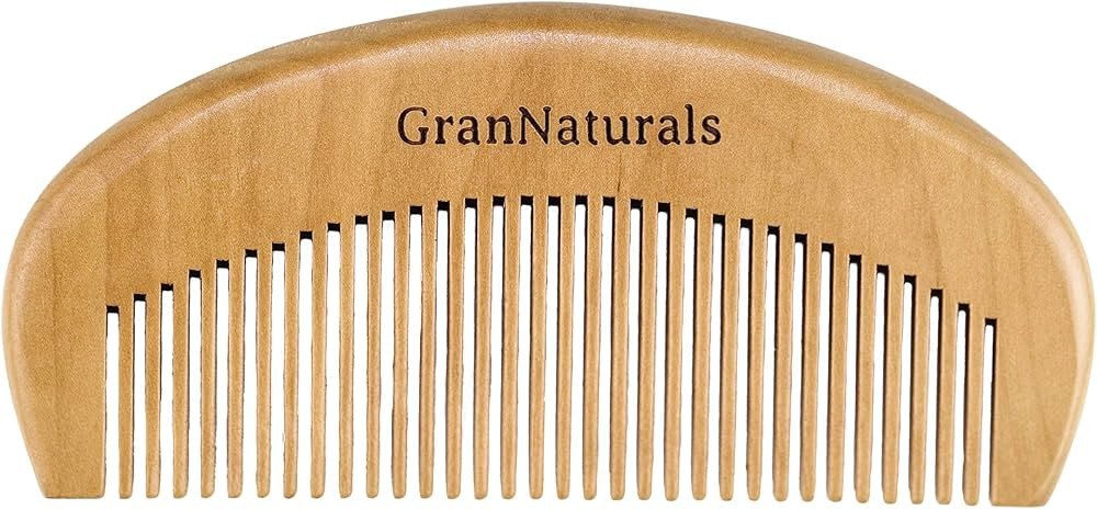 GranNaturals Wooden Comb for Detangling & Styling Wet or Dry Curly, Thin, Thick, Wavy, or Straigh... | Amazon (US)
