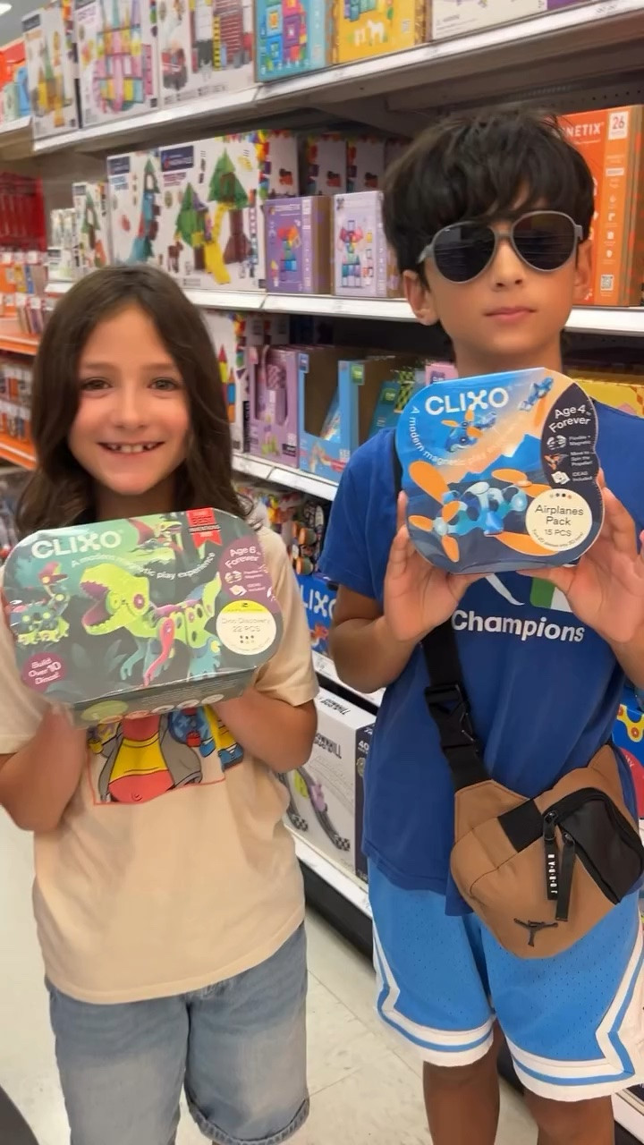 gift card provided by @my_clixo for this target purchase

i really thought all six of my kids were going to participate in my little cleaning challenge for a chance to pick out a new toy at target.

lol. nope.

lennon and giorgio were the only two who actually put in the work, so they earned the prize.

they picked @my_clixo magnetic building sets, and these are seriously so cool. the pieces click together, bend, and can turn into dinosaurs, airplanes, creatures… basically whatever they can come up with.

the other four definitely regretted their decision not to participate once they saw what the winners got.

@target

#CLIXO