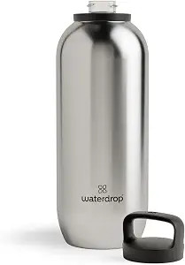 Waterdrop Water Bottle, Vacuum Insulated, Double Walled, Leakproof, Stainless Steel Water Bottles... | Amazon (US)