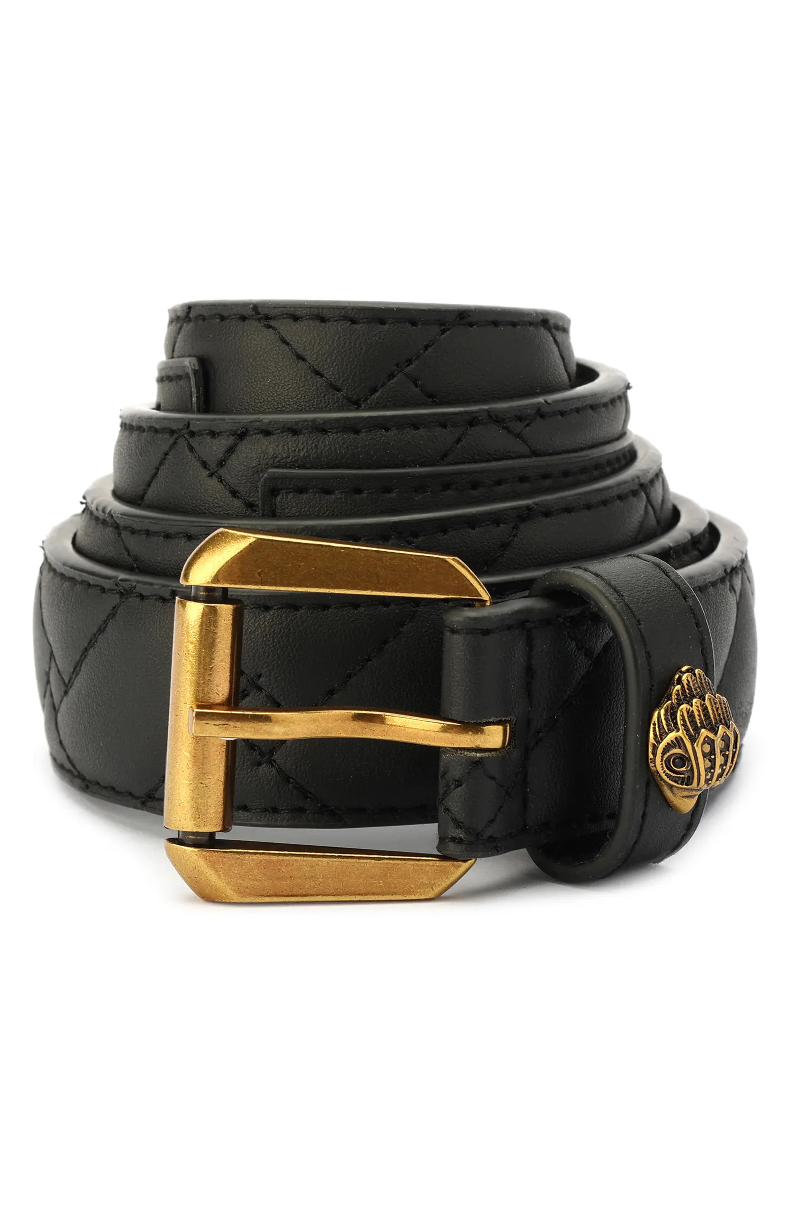 Micro Quilt Leather Belt | Nordstrom