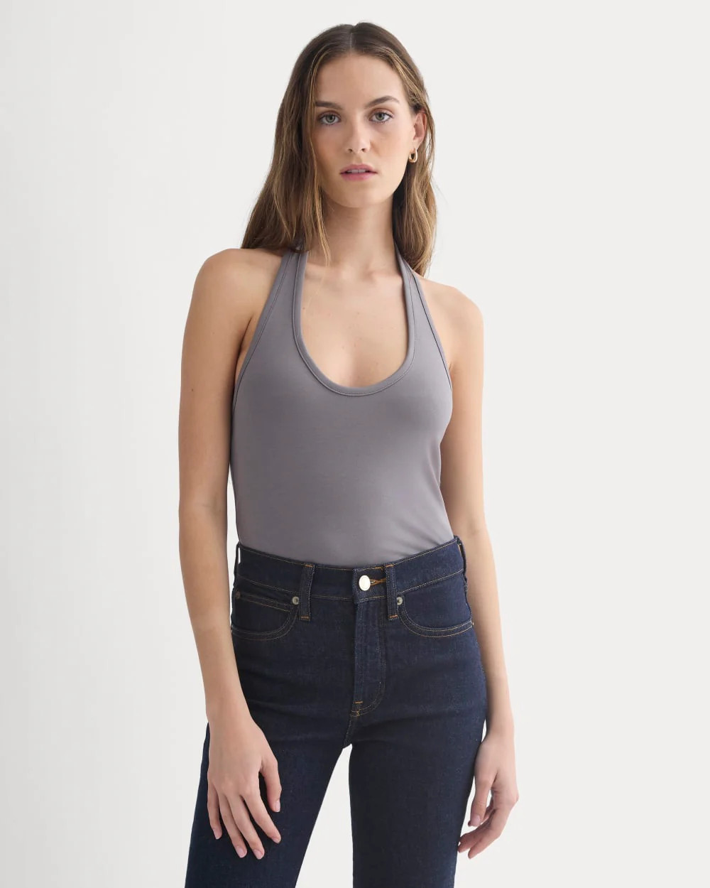 Halter Tank | Charcoal Grey | Everlane