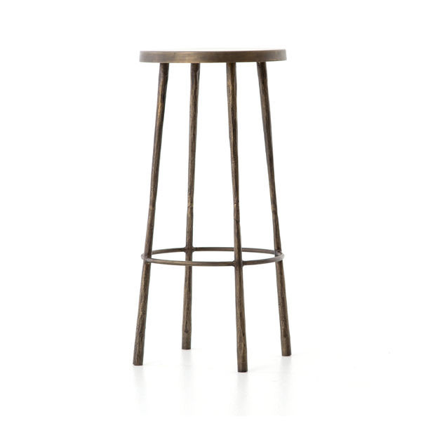 Westwood Antique Brass Iron Bar Stool | Scout & Nimble