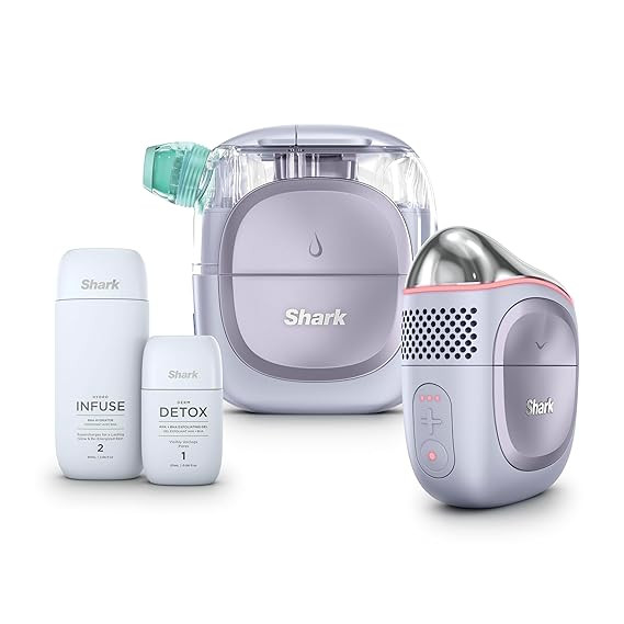 Shark FacialPro Glow at-Home Hydro-Powered Facial System with DePuffi Hot & Cold Therapy – Prof... | Amazon (US)