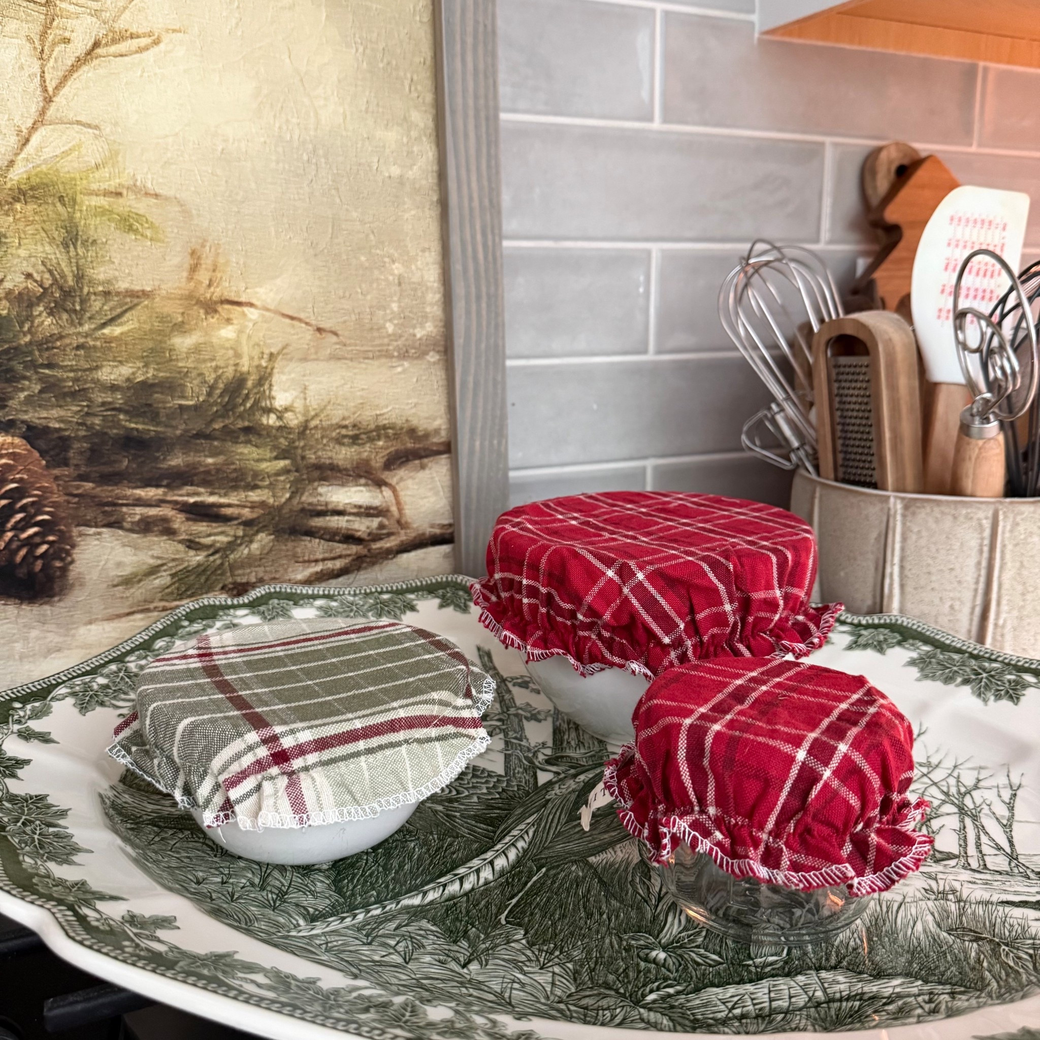 Sharing these cute bowl covers set of five these are the 3 smaller ones I’m sharing there’s a large and medium one too.  They wash great too.  

#LTKHoliday #LTKSeasonal #LTKHome