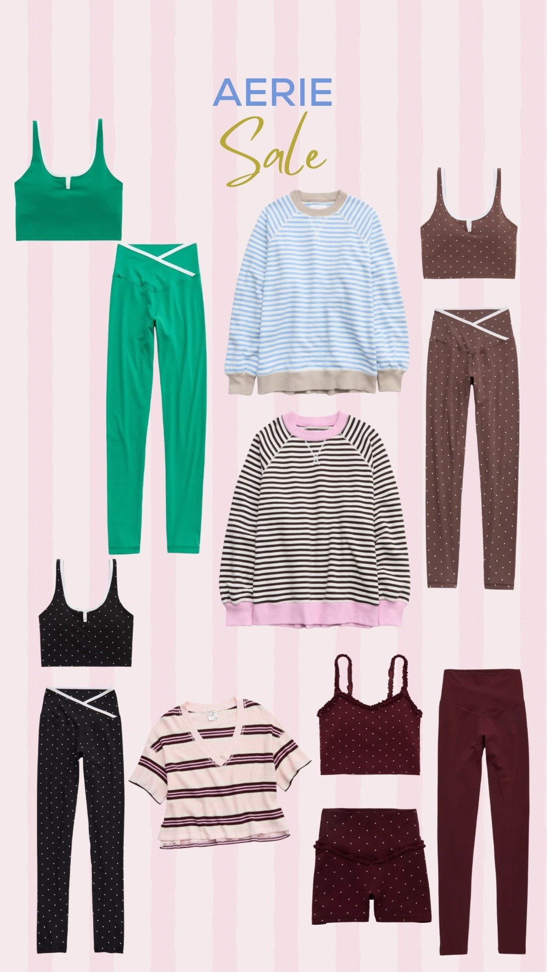 Aerie Stackable Code : REALMAKERS20
Making some of these 50% off!

#LTKSaleAlert #LTKPlusSize #LTKPetite