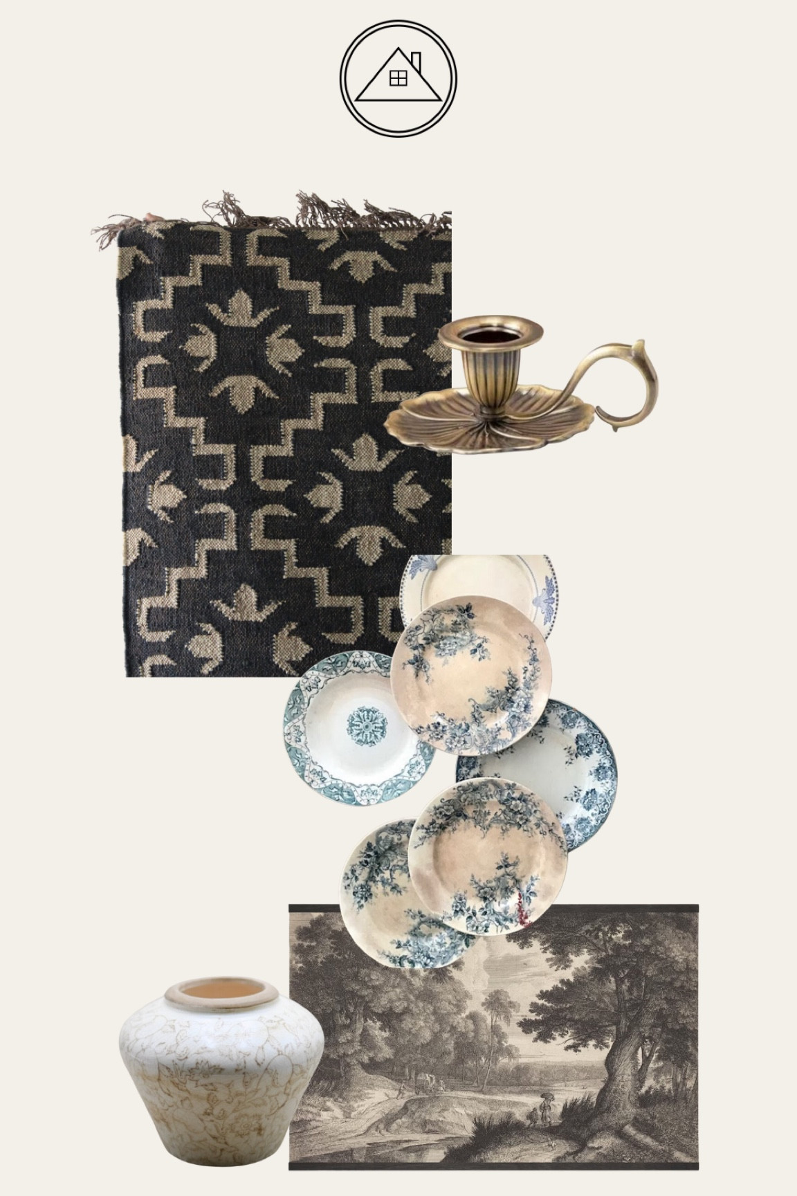 What I am sourcing on Etsy: vintage rugs, plates, vases, artwork and more!

#LTKhome #LTKstyletip