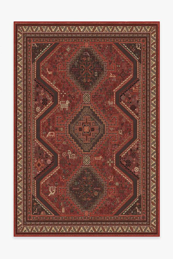 Zareen Scarlet Red Rug | Ruggable US | Ruggable