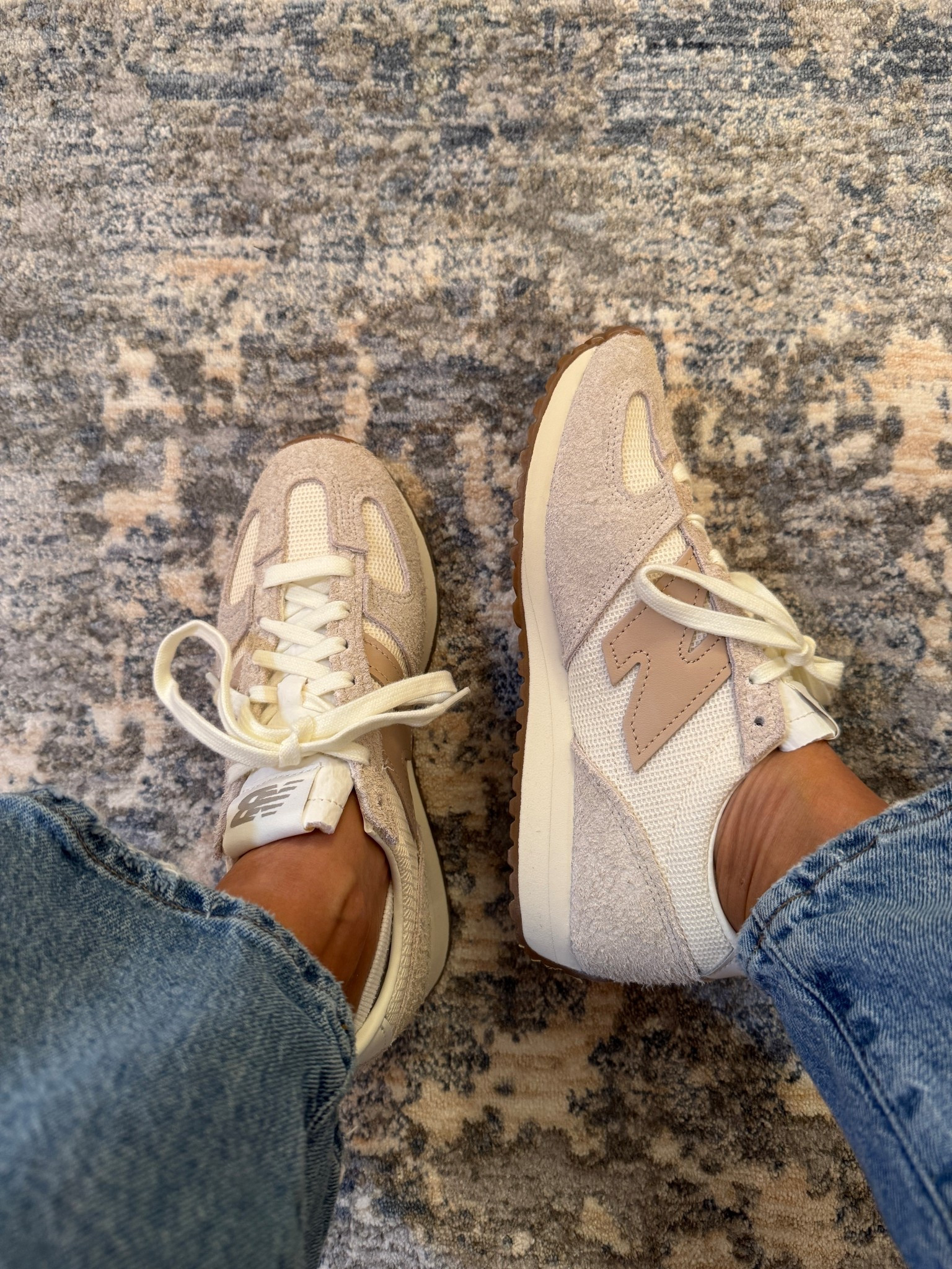 On a sneaker kick lately and this New Balance sneaker is a new favorite. Comfy for travel, shopping, and anywhere life takes you. 
🤍I sized up 1/2 size. 
kimbentley, fall outfitts

#LTKTravel #LTKGiftGuide #LTKActive