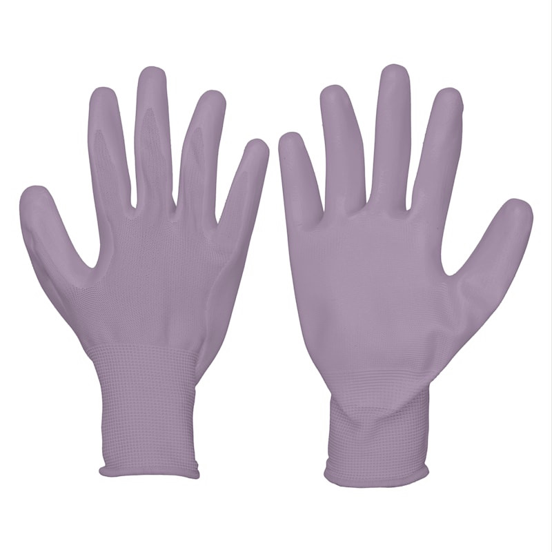 Coated Gardening Gloves, Light Purple | At Home