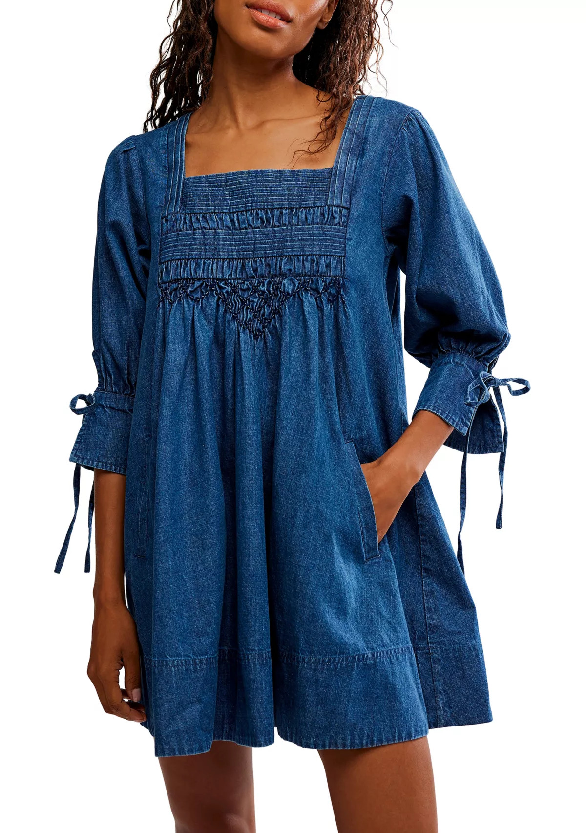 Free PeopleWomen's Senora Denim Mini Dress | Belk