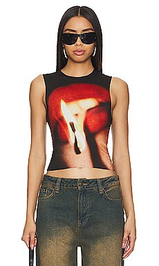 Jaded London Slinky Tank Top in Flame Lips from Revolve.com | Revolve Clothing (Global)