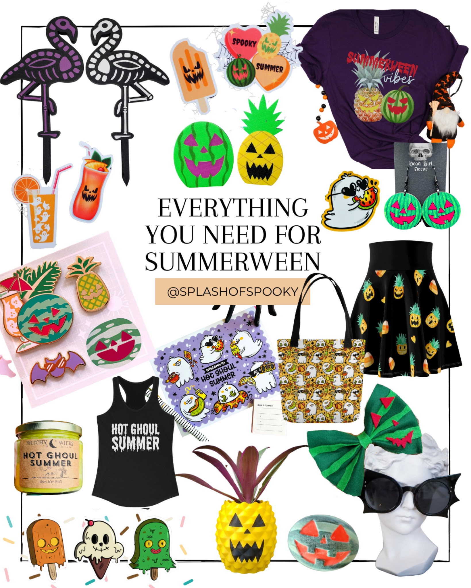 Despite what you might think there are a ton of summer lovers in our spooky little community. 🏖️☀️

Check out all of the bright and colorful things you need for this Summerween season. Summerween is a mashup of Halloween and summer and it’s typically celebrated in June.

#LTKSeasonal #LTKHome #LTKFindsUnder100