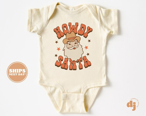 Toddler Christmas Shirt  Howdy Santa Kids Christmas Shirt  - Etsy | Etsy (US)