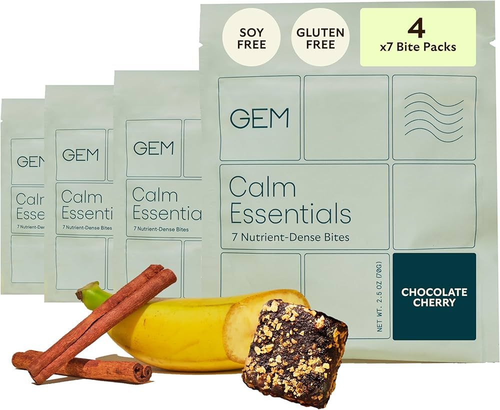 Daily GEM Chill-Out Magnesium Bite | Banana Cinnamon |4 x 7-Bite Pack| Holistic Non-Habit Forming... | Amazon (US)