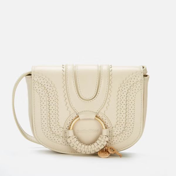 See by Chloé Women's Hana Brogue Cross Body Bag - Beige | Mybag.com (Global) 