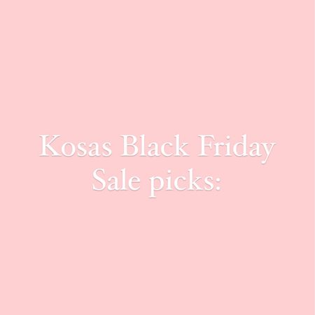 Kosas Black Friday sale - 25% off sitewide and free puffer bag with orders over $100!

I love their powder, concealer, SPF, and lipstick the mostt

#LTKbeauty #LTKCyberWeek #LTKfindsunder50