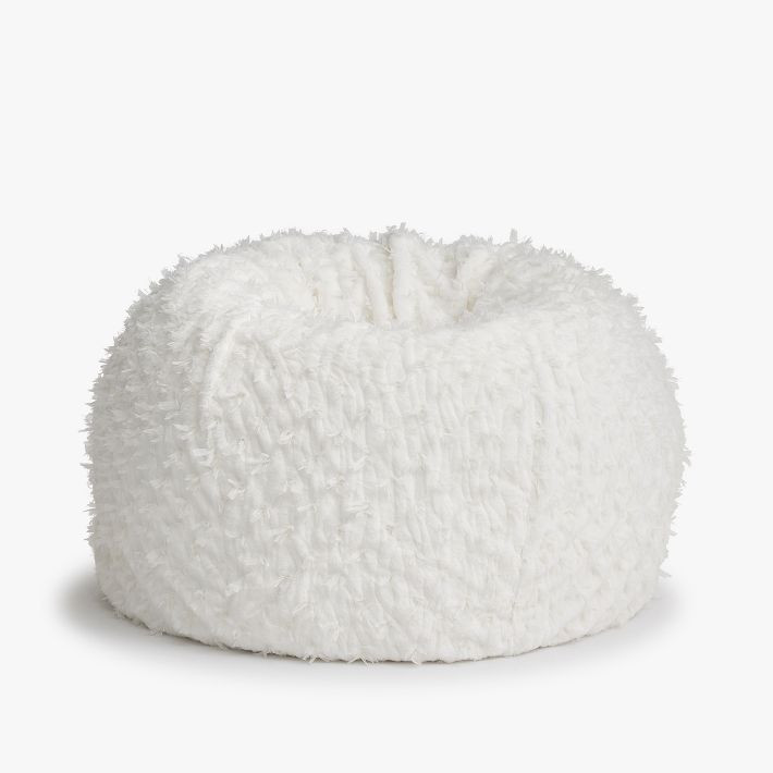 LoveShackFancy Bow Bean Bag Chair | Pottery Barn Teen