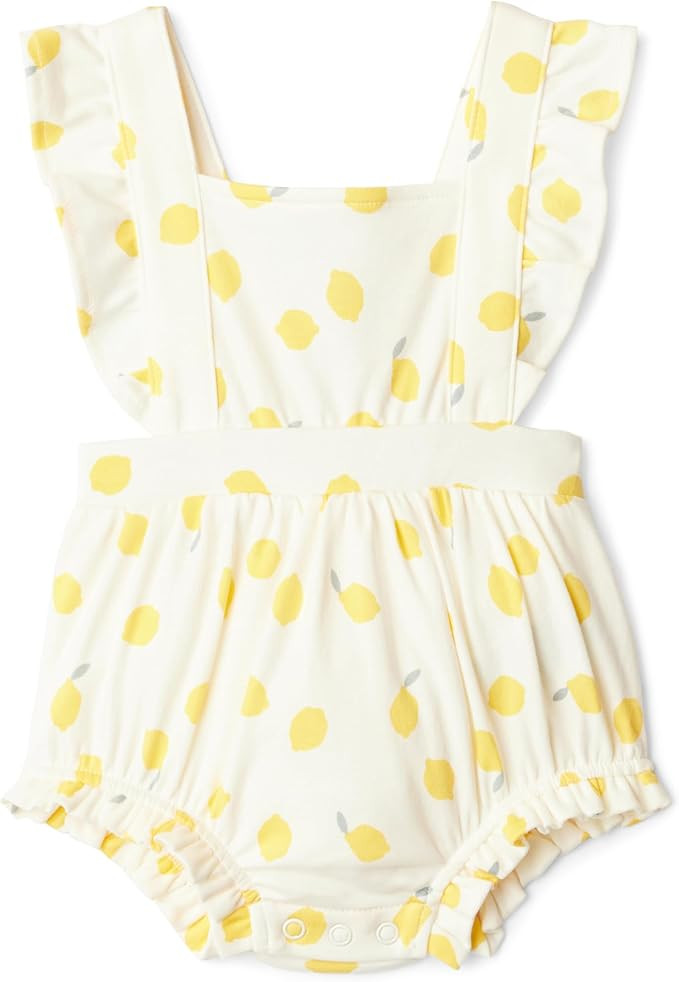 Amazon Essentials x Sofia Grainge Baby Girls' Cotton Sleeveless Romper with Ruffles | Amazon (US)