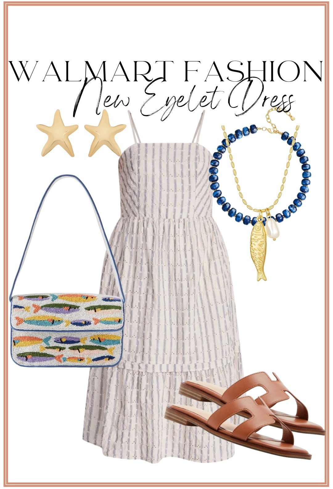 Nothing says effortless summer style quite like an easy dress you can throw on and instantly look put together. ☀️🤍 This brand new Walmart fashion eyelet dress is one of those pieces you’ll wear on repeat—from beach vacations and brunch to dinner dates and weekend outings. I paired it with fun coastal-inspired accessories for the cutest summer look!

If you’ve been looking for affordable summer dresses that look so much more expensive, this one is definitely worth adding to your cart before it starts selling out.

#walmartfashion #walmartfinds #walmartstyle #walmartnewarrivals #summerdress #eyeletdress #coastalstyle #coastalgrandmother #resortwear #vacationoutfit #beachstyle #brunchoutfit #summerstyle #affordablefashion #budgetfashion #lookforless #fashionfinds #ootd #summeroutfit #everydaystyle #casualchic #womenwithstyle #styleinspo #fashionover30 #momstyle #vacationstyle #sandals #summeraccessories #currentlywearing #outfitinspiration

#LTKootd #LTKPetite #LTKSaleAlert