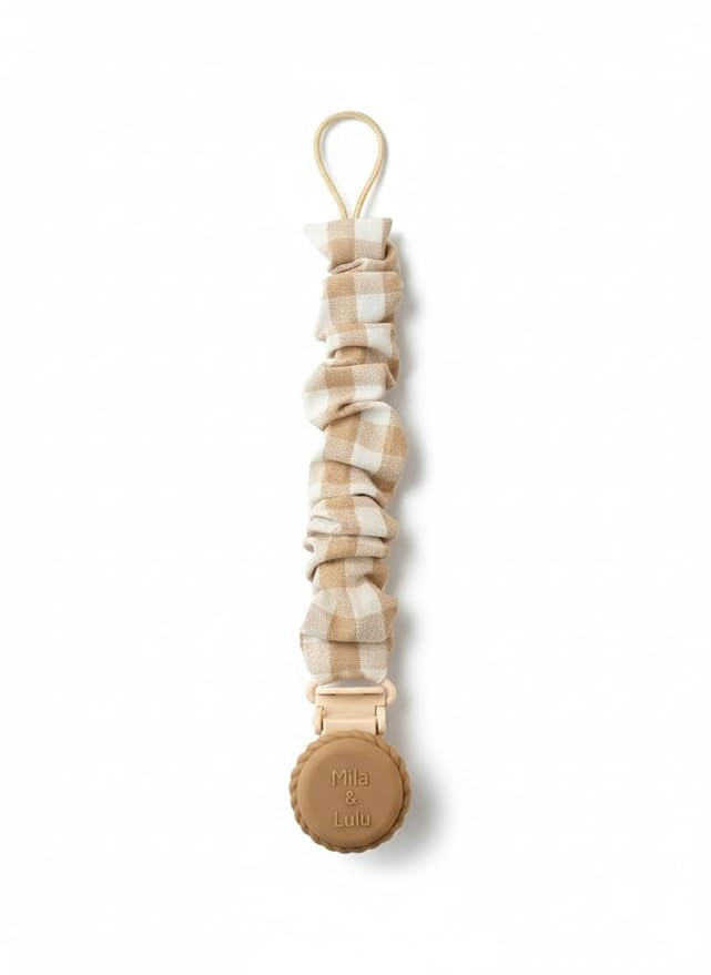 Amazon.com : Muslin Cotton Pacifier Clips- Metal-Free, Lightweight and Secure Pacifier Holder for... | Amazon (US)